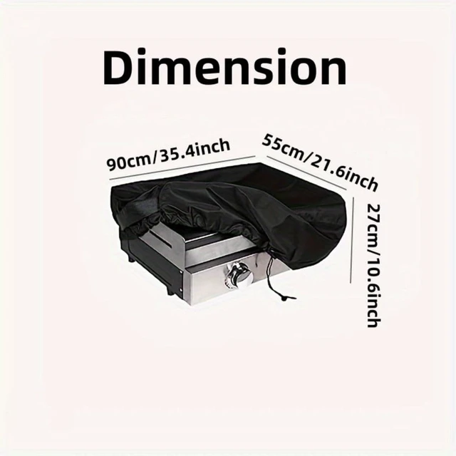 Alt view image 3 of 6 - Rectangular Patio Furniture Cover, Heavy Duty Waterproof UV Resistant Outdoor Table Sofa Protector with Adjustable Drawstring