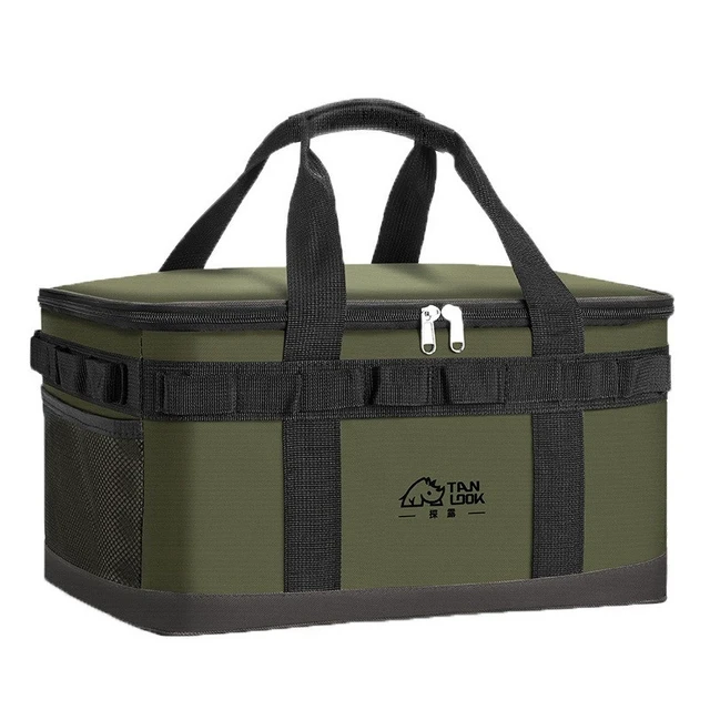 Alt view image 6 of 6 - Multifunctional Outdoor Camping Bag, Large Capacity Portable Travel Storage Bag, Sturdy Durable Camping Gear Bag with Stylish Appearance