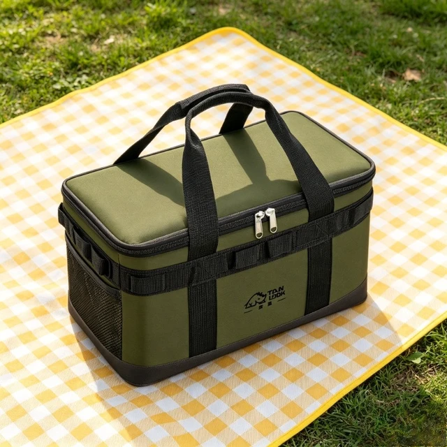 Alt view image 5 of 6 - Multifunctional Outdoor Camping Bag, Large Capacity Portable Travel Storage Bag, Sturdy Durable Camping Gear Bag with Stylish Appearance