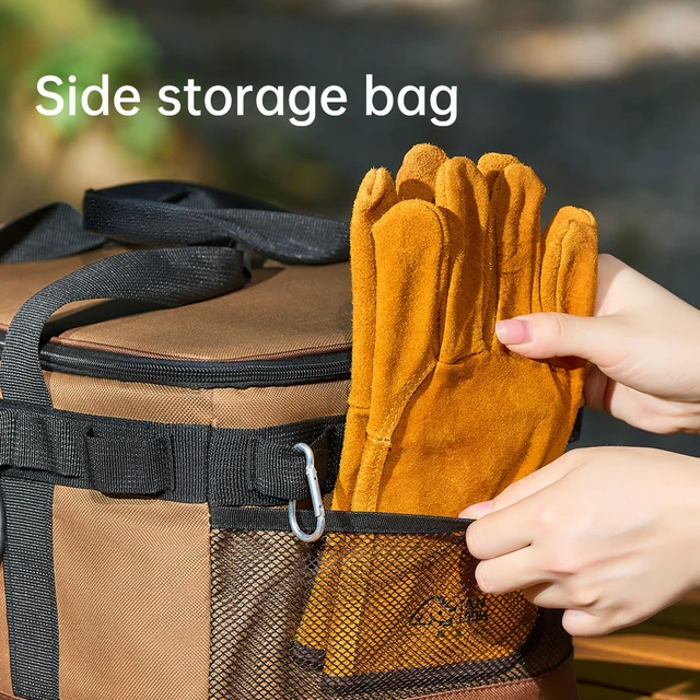 Alt view image 5 of 6 - Multifunctional Outdoor Camping Bag, Large Capacity Portable Travel Storage Bag, Sturdy Durable Camping Gear Bag with Stylish Appearance