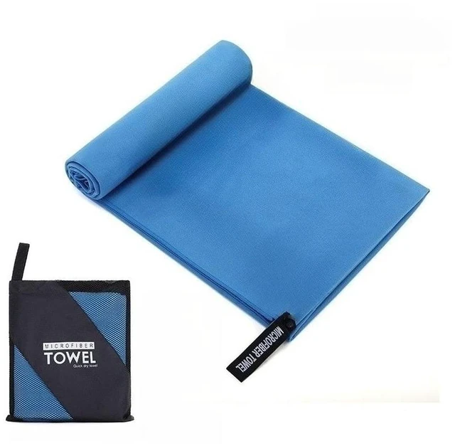 Main image of AKEfit Quick Dry Microfiber Towel, Super Absorbent Compact Camping Towel, Lightweight Portable Travel Beach Towel for Swimming, Gym, Hiking, Backpacking