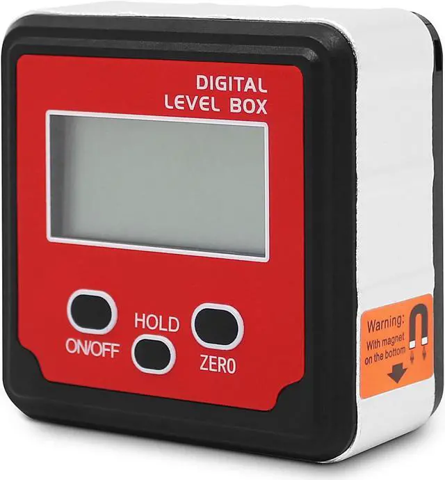 Main image of Digital angle gauge for measuring angles with high accuracy and visualization,Inclinometer accurate and visualized,,0.1 degree accuracy,360 degree coverage in four directions,Magnetic attachment