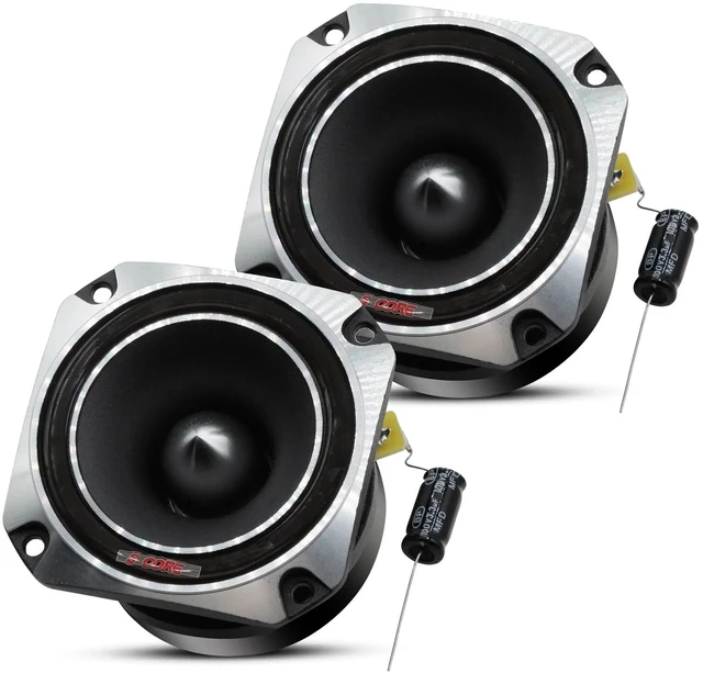 Main image of 5 CORE Tweeters Speakers Car Audio Pair 600W Combined Peak 4 Ohm 3.5 Inch Aluminum Super Bullet Tuiters para Sonido para Carro - TW BLT 150 CH Pair