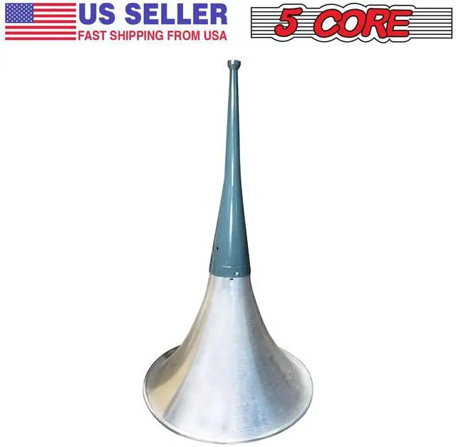 Alt view image 3 of 7 - 5 Core 22 inch Aluminum Indoor Outdoor Trumpet PA Horn Speaker Long Range Waterproof Reflex Horn TH 22