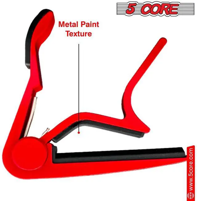 Alt view image 4 of 7 - 5Core Capo Acoustic Electric Guitar 4Pcs 6 String Kapo Clip For Banjo Mandolin Ukulele