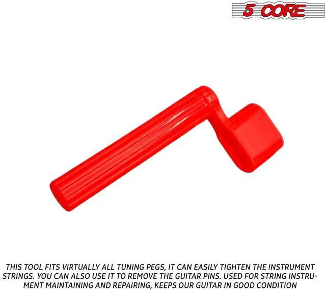 Alt view image 4 of 7 - 5Core Guitar String Winder Professional Guitars Tools Peg Winder with Bridge Pin Remover
