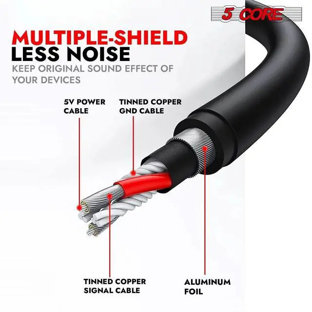 Alt view image 7 of 7 - 5 Core Professional Lavalier Mic, Microphone for Phone, Clip on Lav Microfono TikTok CM 001 ADP
