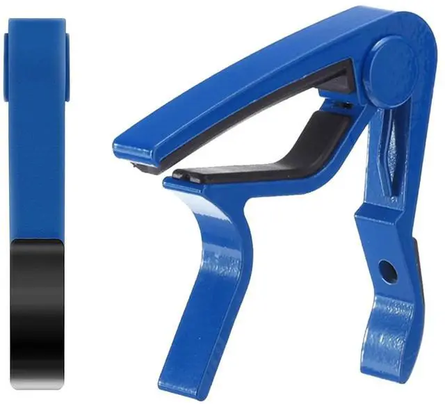 Main image of 5CORE Capo Acoustic Electric Guitar 6 String Quick And Easy Adjustment Classic Clip - Banjo Mandolin Or Ukulele Capotraste Para Guitarra - CAPO BLUE 1Pc