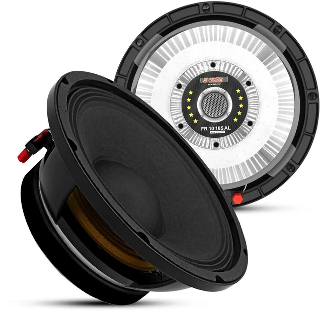 Main image of 5 Core 10" Subwoofer Speaker 300W RMS Full Range Car Audio Sub Woofer 4 Ohm Bass Replacement Driver