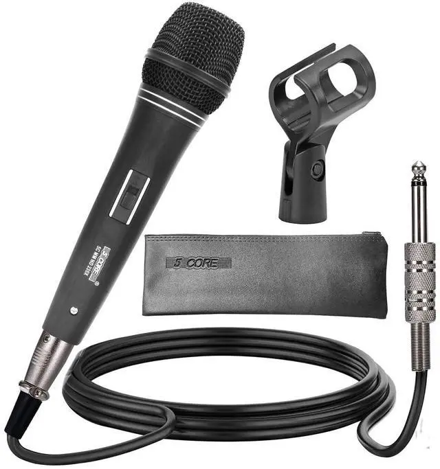 Main image of 5 Core Mic Karaoke Dynamic Handheld XLR Microphone for Professional Vocal Recording Live Stage Singing Music Neodymium 1/4 Corded Wired Micrófono - ND 235X