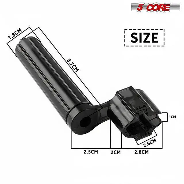 Alt view image 3 of 6 - 5Core Guitar String Winder Professional Guitars Tools Peg Winder with Bridge Pin Remover