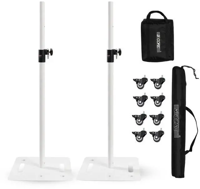 Main image of 5Core Speaker Stand 2Pc Heavy Duty Adjustable Height 61" DJ PA Stands 35mm Mount 100Lb Capacity