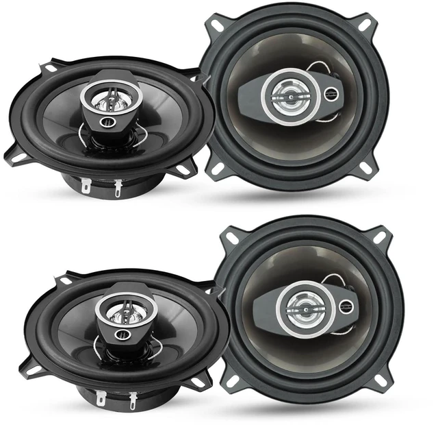 Main image of 5Core Coaxial Car Door Speakers 5" 4Pcs 350W 4Ohm 2 Way Component Subwoofer Audio w Super Tweeter
