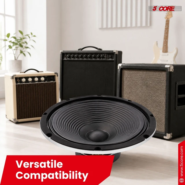 Alt view image 4 of 7 - 5 Core 10 Inch Guitar Speaker 8 Ohm Replacement Amplifier Speaker Amp Cabinet