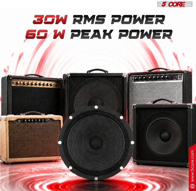 Alt view image 7 of 7 - 5 Core 10 Inch Guitar Speaker 8 Ohm Replacement Amplifier Speaker Amp Cabinet
