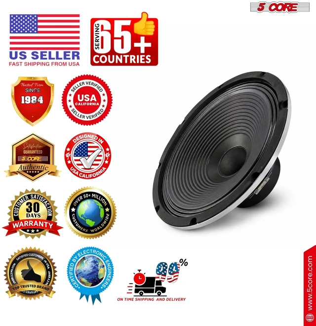 Alt view image 7 of 7 - 5Core 10 Inch Guitar Speaker 60W 16Ohm 25Oz Magnet 1.25" VC Amplifier Cabinet Driver