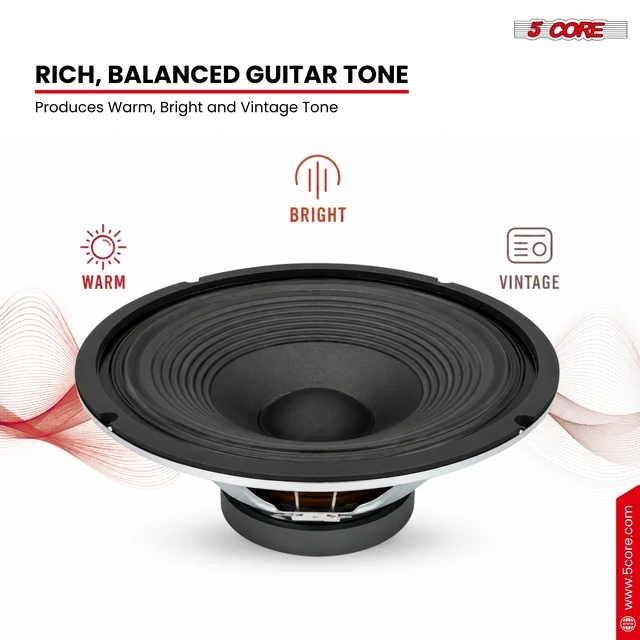 Alt view image 4 of 7 - 5 Core 12 Inch Guitar Speaker 8 Ohm Replacement Amplifier Speaker Amp Cabinet