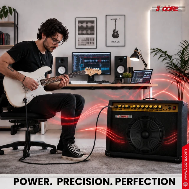 Alt view image 7 of 7 - 5 Core 12 Inch Guitar Speaker 8 Ohm Replacement Amplifier Speaker Amp Cabinet