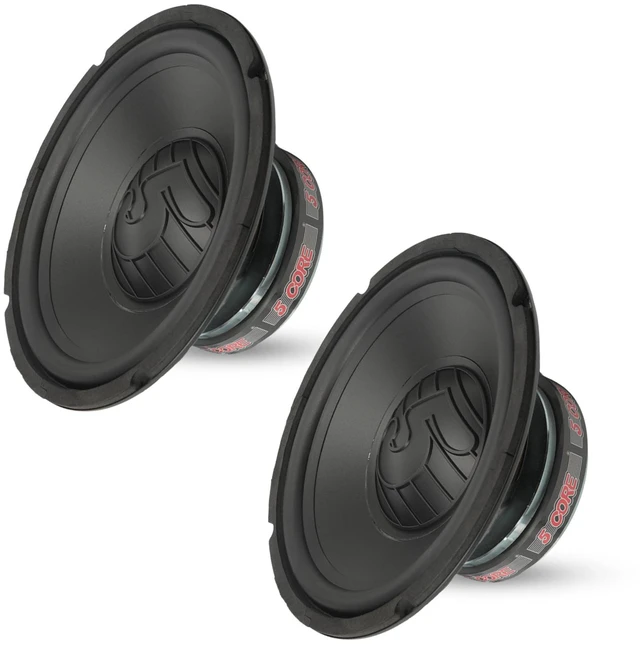 Main image of 5 Core Car Subwoofer 2Pc 10" 3000W Replacement 4 Ohm Pro Audio Bass Sub Woofer