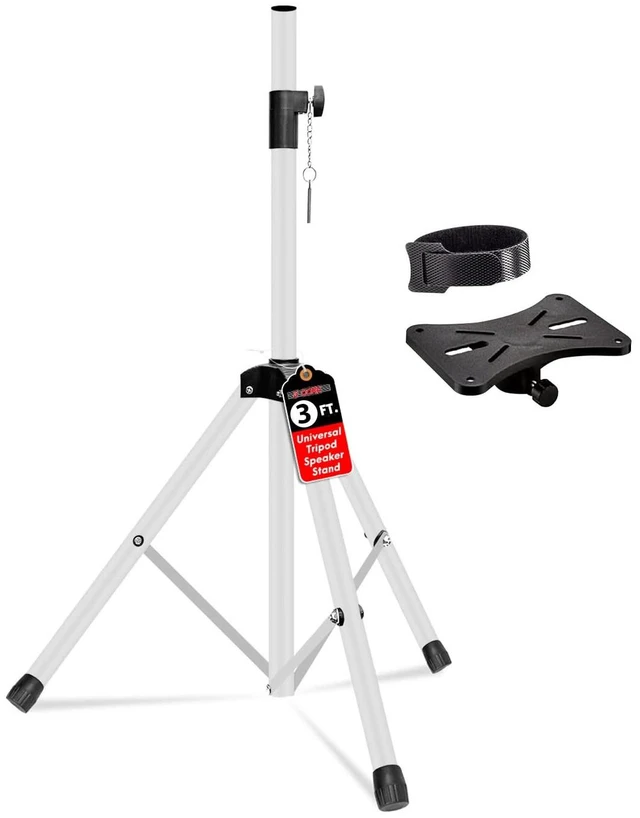 Main image of 5 Core Speaker Stand Adjustable 31 to 36" PA DJ Tripod Heavy Duty w 35mm Mount
