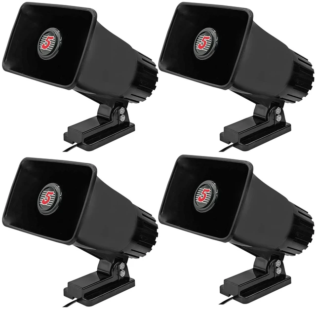 Main image of 5Core 6" PA Horn 200W 4Pc Loud Speaker Bull Horn Loud Audio 8Ohm All Weather Use
