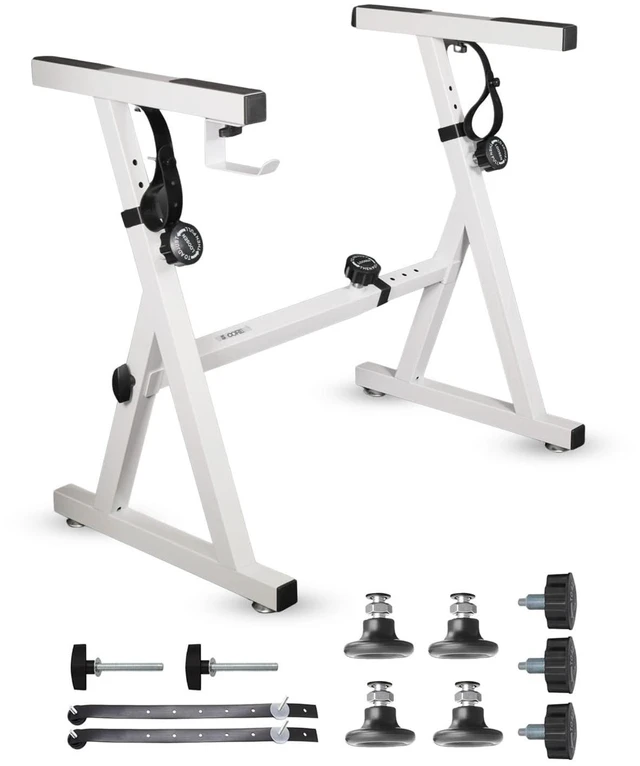 Main image of 5Core Keyboard Stand Adjustable Height 34.5" Width 32.5 Electric Piano Riser
