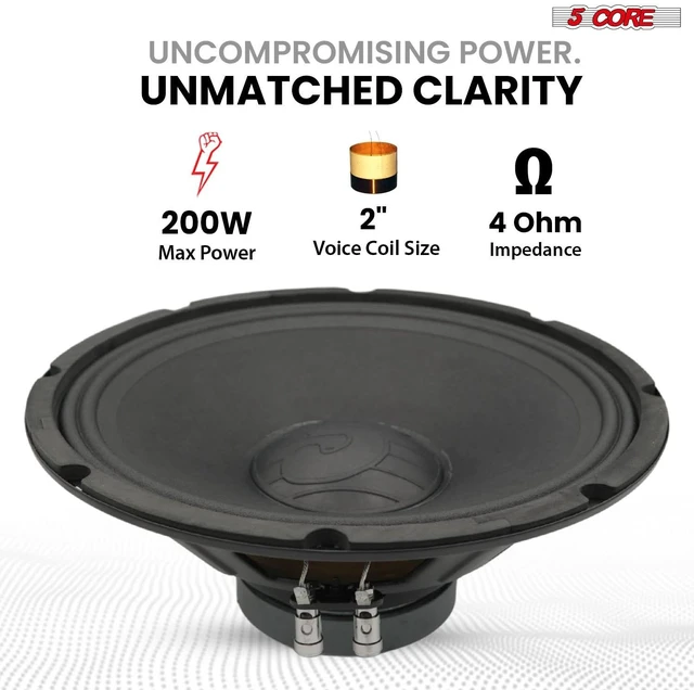 Alt view image 2 of 7 - 5Core 12 Inch Speaker Car Audio 200W 4OHM Replacement Driver