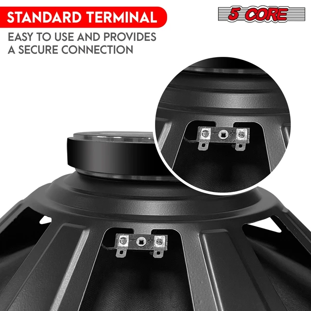 Alt view image 7 of 7 - 5Core 15" Subwoofer Speaker 2000W 8Ohm Replacement Audio PA DJ Sub Woofer
