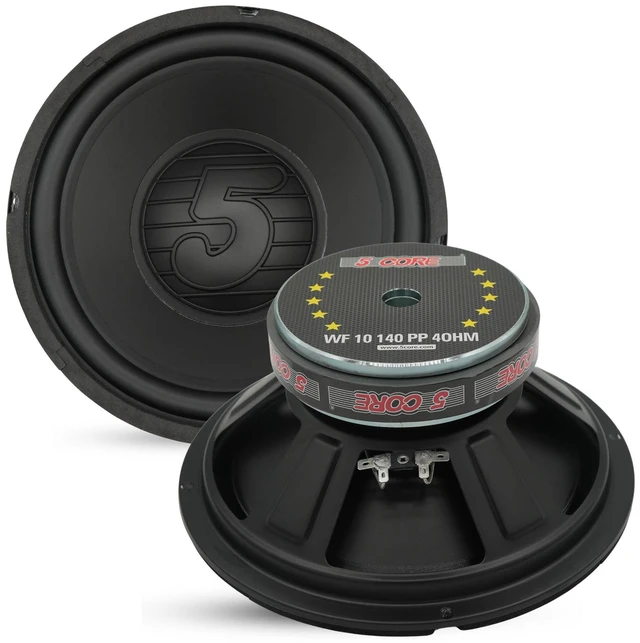 Main image of 5 Core Car Subwoofer 10 Inch Speaker 300W Loud Audio 4Ohm Deep Bass Woofer