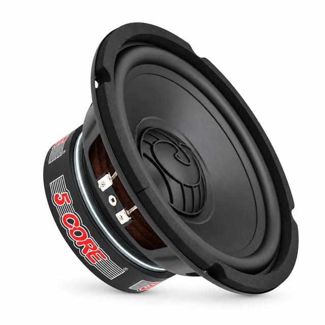 Main image of 5 CORE 8 Inch Car Audio Subwoofer 1000W 4Ohm Shallow Mount Woofer Speaker
