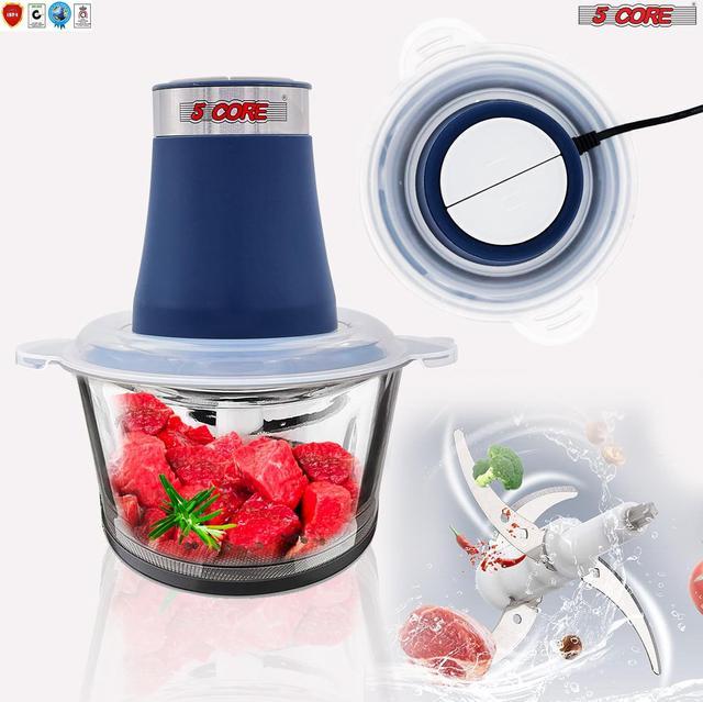 Meat Grinder Electric, Food Chopper 2L Stainless Steel Blades Meat