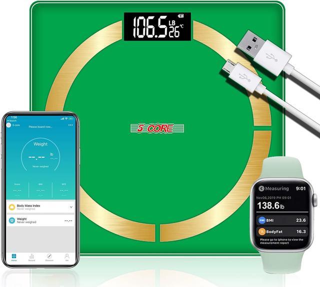  5 Core Smart Digital Bathroom Weighing Scale with Body
