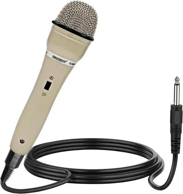 Main image of 5 Core Microphone XLR Dynamic Mic Karaoke Singing Handheld Microfono Wired Professional Unidirectional 1/4 Plug In Cord Connection for Vocal DJ Music - PM 301