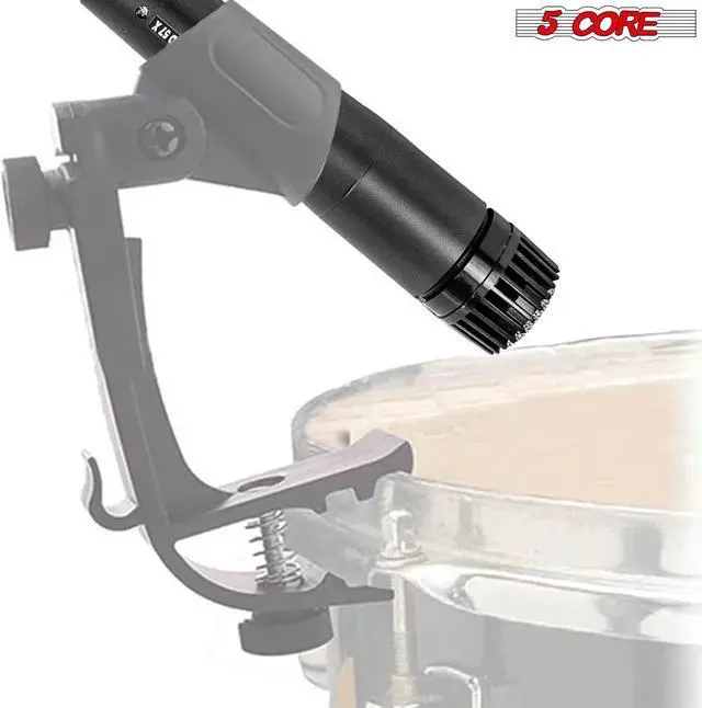 Alt view image 2 of 10 - 5 Core Dynamic Instrument Mic - Premium Quality and Versatile Mic for Live Performances, On Stage and Studio Recording - Durable Metal Mic- Cable, Mic Holder and Bag Included- ND-57X