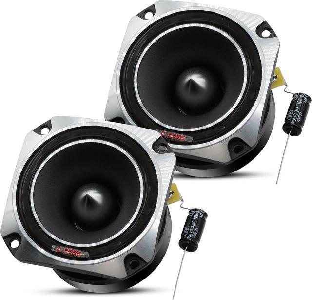 5 Core Car Tweeter 3 Inch 300W RMS Combined 4 Ohms Pro Audio Super Bullet  Tweeters CCAW Voice Coil Aluminum Frame Sensitivity 106 dB Titanium  Diaphragm Magnet 7.8 Oz -TW BLT 150 CH PAIR 