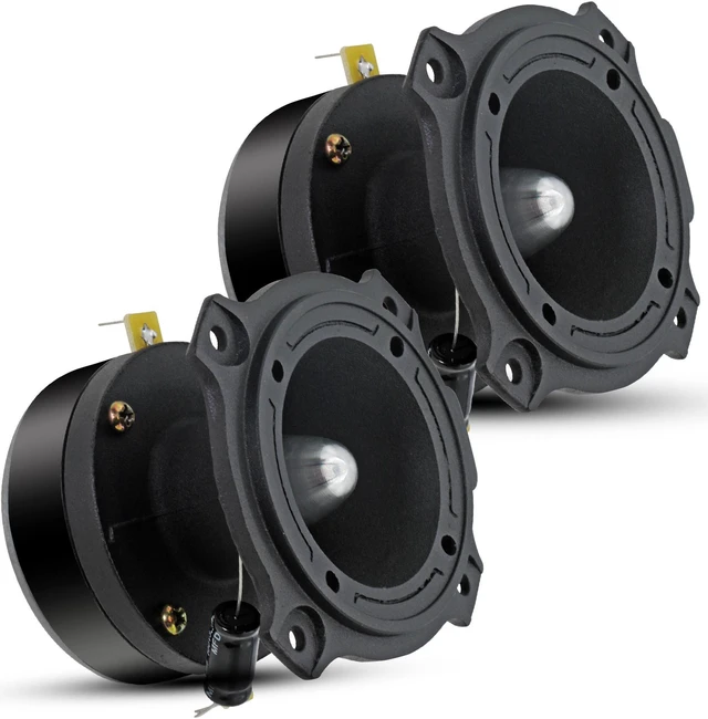 Main image of 5 Core 3.5 Inch Tweeters Pair Set 60W Combined RMS 4 OHM Super Tweeter Speakers for Car Audio PA DJ System Aluminum Build Easy to Mount - TW BLT 180 BLK PAIR