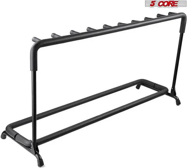 Alt view image 5 of 7 - 5 Core Guitar Rack Stand Heavy Duty 9 Guitars Holder Universal Multi Storage for Band Stage Acoustic Electric and Bass Soporte Para Guitarra - GRack 9N1 OVAL
