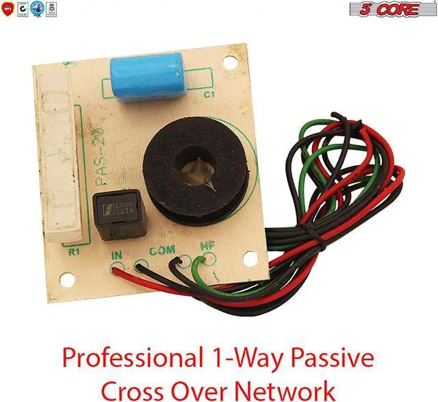 Alt view image 3 of 7 - 5 Core 1 Way Passive Cross Over Network Frequency Divider Metalised Polyester Capacitors
