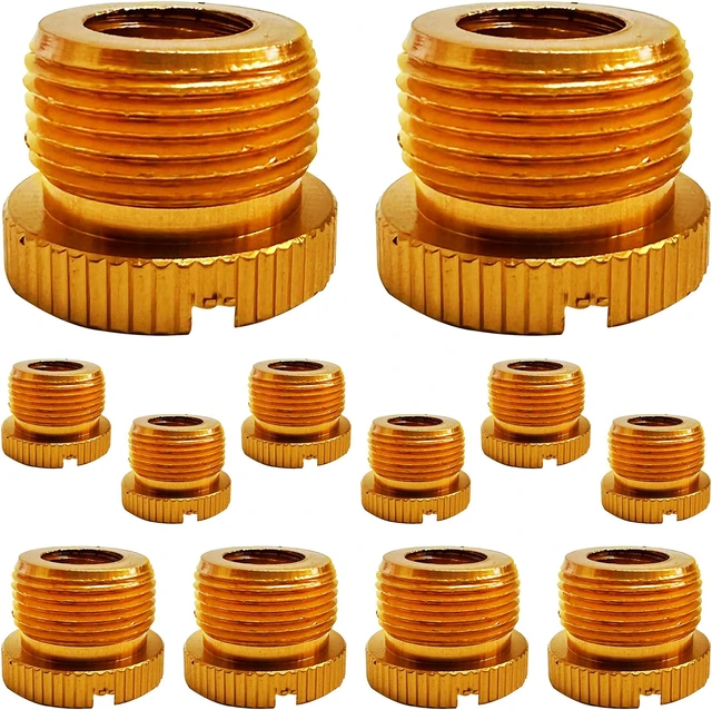 Main image of 5 Core Mic Stand Adapter 5/8 Male to 3/8 Female Screw Thread Conversion Connector
