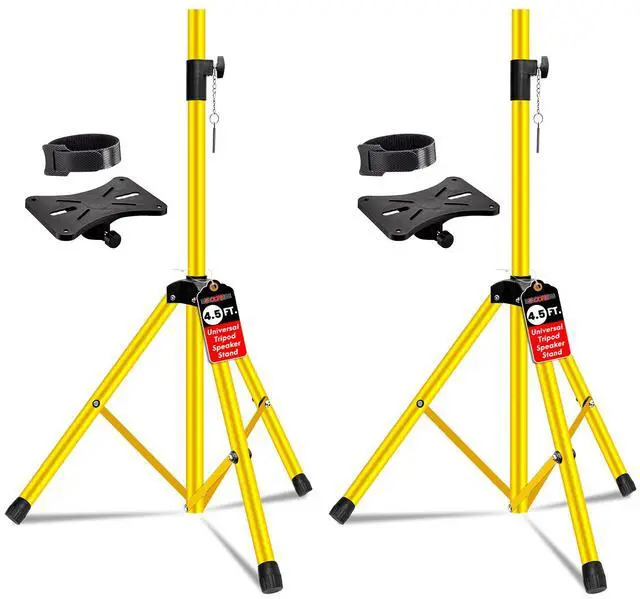 Main image of 5 Core Speaker Stands Pair Adjustable 54 Inch Tripod 132 lbs Capacity 35mm Mount for DJ PA Use