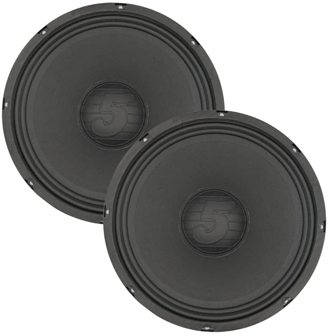 Main image of 5Core 12" Subwoofer 1200W PA DJ Sub Woofer Pair Audio 8Ohm w Deep Bass Pro Audio Replacement Loud Speaker