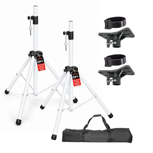 Main image of 5 Core Speaker Stand Pair Height Adjustable 72" Heavy Duty PA DJ Tripod Studio Monitor Stands