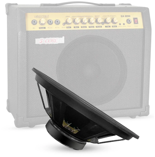Alt view image 2 of 7 - 5 Core 15 Inch Guitar Speaker Replacement 2000W 8 Ohm Low Distortion for Electric Guitar Amp Cabinet