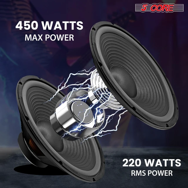 Alt view image 7 of 7 - 5 Core 15 Inch Guitar Amp Speaker Replacement 220W 8 Ohm Low Distortion for Electric Guitar Cabinets