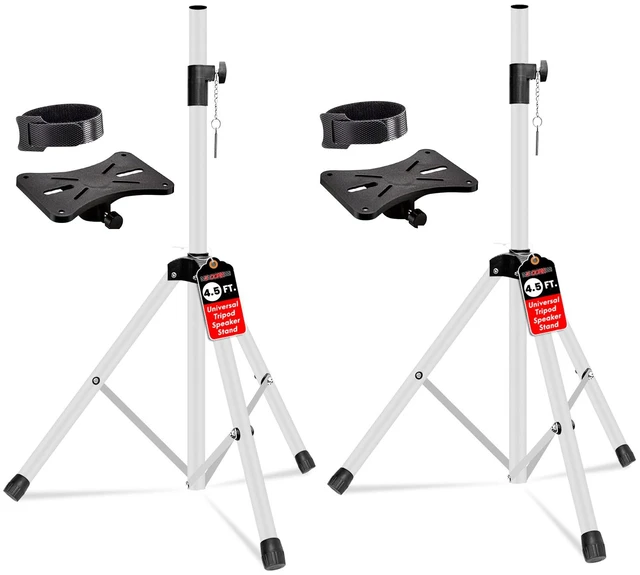 Main image of 5 Core Speaker Stand Pair Height Adjustable 54" Heavy Duty PA DJ Tripod Studio Monitor Stands