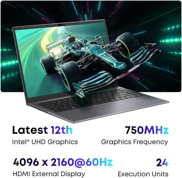Alt view image 4 of 7 - CHUWI GemiBook XPro 14.1" Laptop 256GB SSD 8GB DDR5 3.4GHz Intel N100 Quad Core Windows11 Gaming Notebook Computer WIFI 6 1920*1080 IPS Display