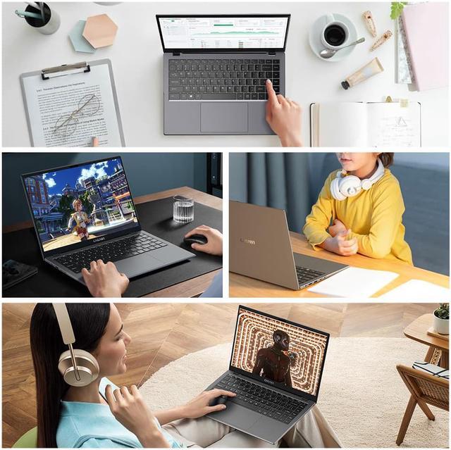 Alt view image 5 of 7 - CHUWI GemiBook XPro 14.1" Laptop 256GB SSD 8GB DDR5 3.4GHz Intel N100 Quad Core Windows11 Gaming Notebook Computer WIFI 6 1920*1080 IPS Display