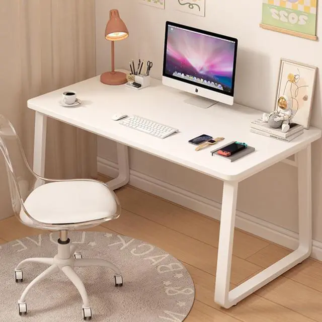 Main image of Computer Desk Modern Simple Style Desk for Home Office, 31.5 inch White Small Writing Table Study Corner Work Desk for Bedroom