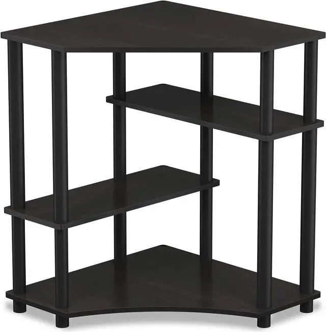 Main image of FURINNO Turn-N-Tube Space Saving, Corner Desk, Espresso/Black