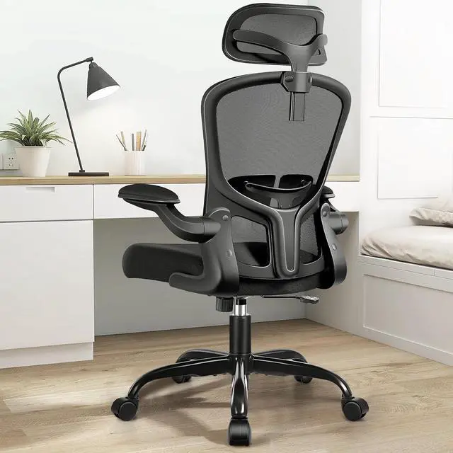 Main image of FelixKing Office Chair Ergonomic Desk Chair with Headrest, High Back Computer with Adjustable Lumbar Support and Wheels,Executive Swivel Comfy with flip-up Armrests for Home Office